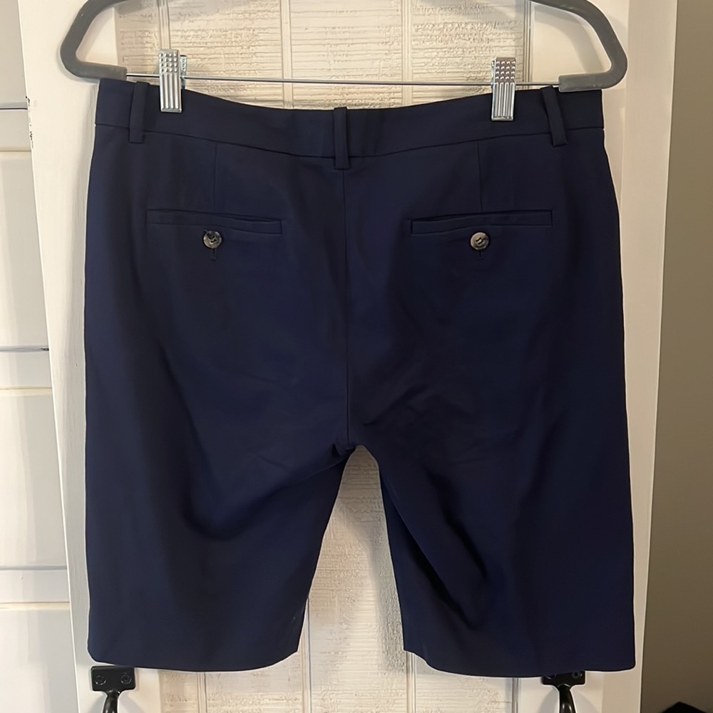 Theory navy bermuda shorts